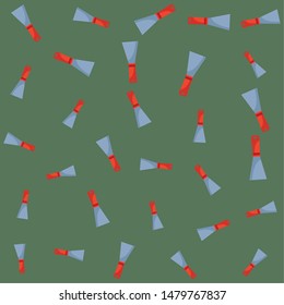 Spatula construction tools background pattern cartoons ,vector illustration graphic design.