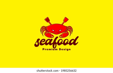 spatula with crabs restaurant logo