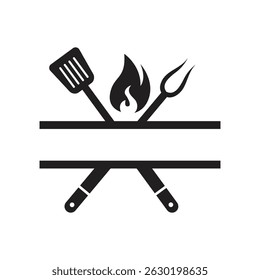 icône de conception de spatule illustration vectorielle cuisine