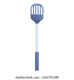 Spatula equipment icon cartoon vector. Grill spoon. Bbq spatula
