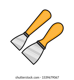 spatula flat illustration. Vector icon for design and web.