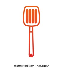spatula for frying kitchen utensil icon