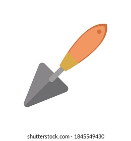 spatula gardening tool flat style icon vector illustration design