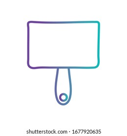 diseño ícono de estilo gradiente espátula Cocina cocinera Comida restaurante hogar menú cena comida comida comida comida comida comida y comida tema de la comida Vector ilustración