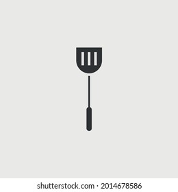 spatula grill bbq vector icon kitchen utensil