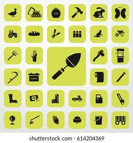 spatula icon. agriculture set. vector sign symbol on white background