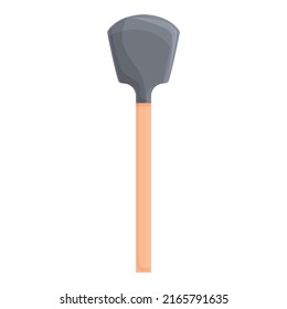 Spatula Ikone Cartoon Vektor. Grill in der Küche. Spoon bbbq