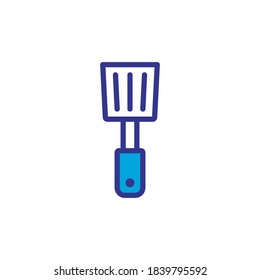spatula icon color style design