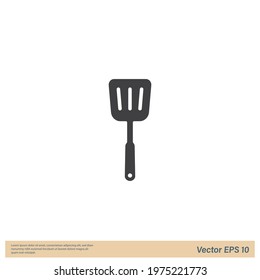 spatula icon cooking symbol restaurant logo template