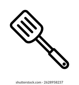 Spatula icon. cooking utensils icon. isolated on white background.