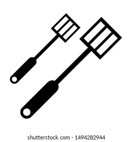 Spatula icon design template vector