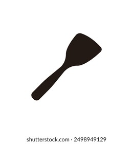 Spatula icon. Flat silhouette version.