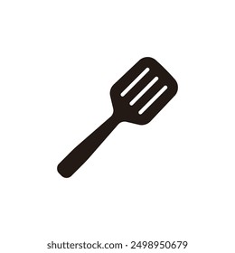 Spatula icon. Flat silhouette version.