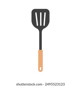 Spatula icon with flat style