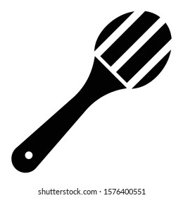 spatula icon glyph vector design