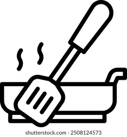 spatula icon. Household spatula icon