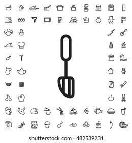 Spatula icon illustration isolated vector sign symbol