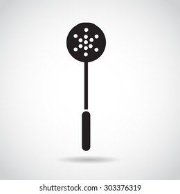 Spatula icon isolated on white background. Vector art.