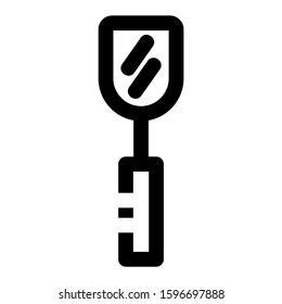 spatula icon isolated sign symbol vector illustration - high quality black style vector icons
