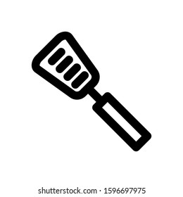 spatula icon isolated sign symbol vector illustration - high quality black style vector icons
