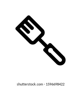 spatula icon isolated sign symbol vector illustration - high quality black style vector icons
