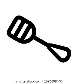 spatula icon isolated sign symbol vector illustration - high quality black style vector icons
