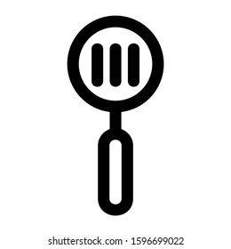 spatula icon isolated sign symbol vector illustration - high quality black style vector icons
