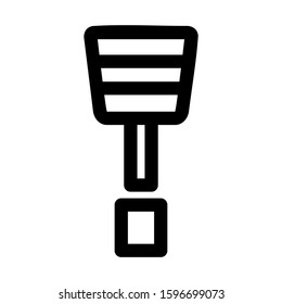 spatula icon isolated sign symbol vector illustration - high quality black style vector icons
