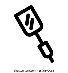 spatula icon isolated sign symbol vector illustration - high quality black style vector icons
