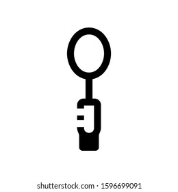 spatula icon isolated sign symbol vector illustration - high quality black style vector icons
