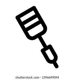 spatula icon isolated sign symbol vector illustration - high quality black style vector icons
