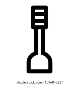 spatula icon isolated sign symbol vector illustration - high quality black style vector icons
