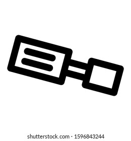 spatula icon isolated sign symbol vector illustration - high quality black style vector icons
