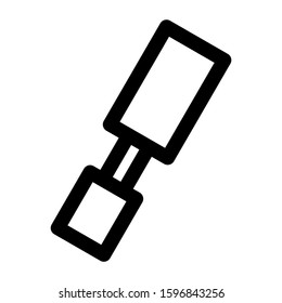 spatula icon isolated sign symbol vector illustration - high quality black style vector icons
