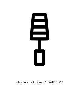 spatula icon isolated sign symbol vector illustration - high quality black style vector icons
