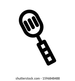 spatula icon isolated sign symbol vector illustration - high quality black style vector icons
