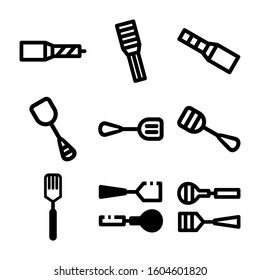 spatula icon isolated sign symbol vector illustration - Collection of high quality black style vector icons
