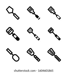 spatula icon isolated sign symbol vector illustration - Collection of high quality black style vector icons
