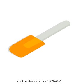 Spatula icon in isometric 3d style isolated on white background. Baking tools symbol