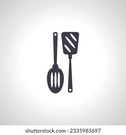 Spatula-Symbol für die Küche. Kochspatula-Symbol.