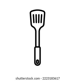 Spatula icon. kitchen spatula sign. vector illustration