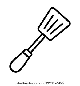Spatula Icon Logo Design Vector Template Illustration Sign And Symbol Pixels Perfect