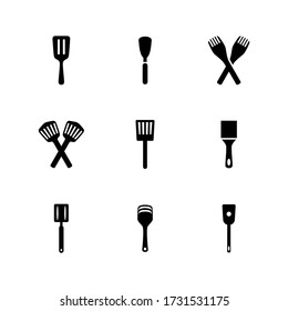 spatula  icon or logo isolated sign symbol vector illustration - Collection of high quality black style vector icons
