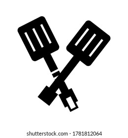 Spatula icon or logo isolated sign symbol vector illustration - high quality black style vector icons
