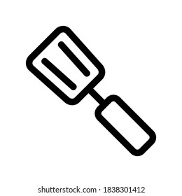 spatula icon or logo isolated sign symbol vector illustration - high quality black style vector icons
