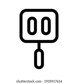 spatula icon or logo isolated sign symbol vector illustration - high quality black style vector icons
