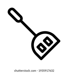 spatula icon or logo isolated sign symbol vector illustration - high quality black style vector icons
