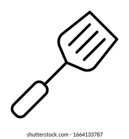 spatula icon restaurant kitchen set vector