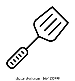 spatula icon restaurant kitchen set vector