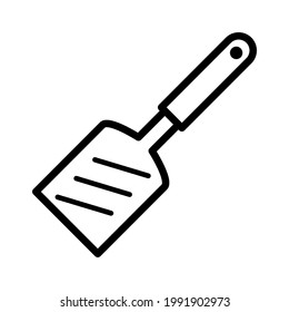 Diseño vectorial libre de regalías de icono de espátula 